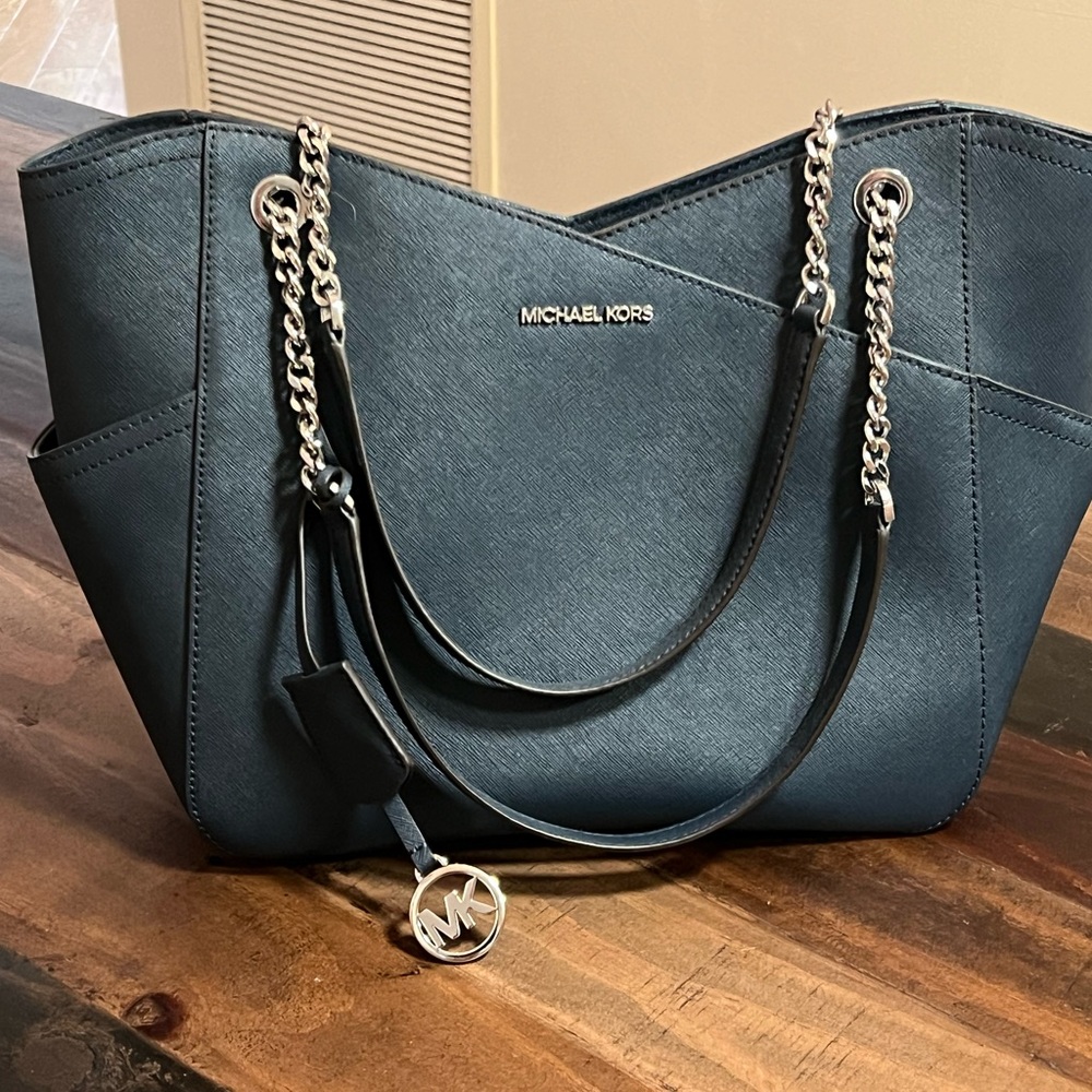 Michael Kors Blue Shoulder Bag